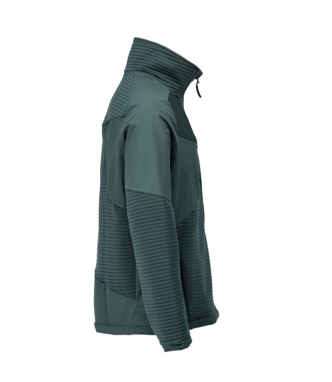 Mens Customised Half Zip Fleece Top Forest Green Mascot-4