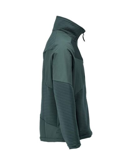 Mens Customised Half Zip Fleece Top Forest Green Mascot