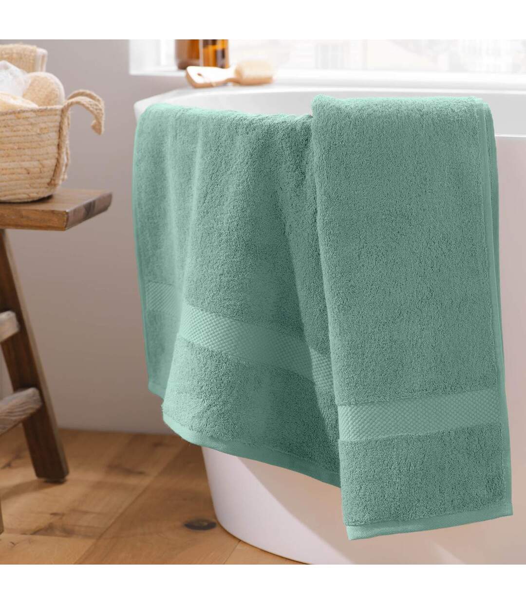 Drap de Bain Elegance 90x150cm Céladon-2