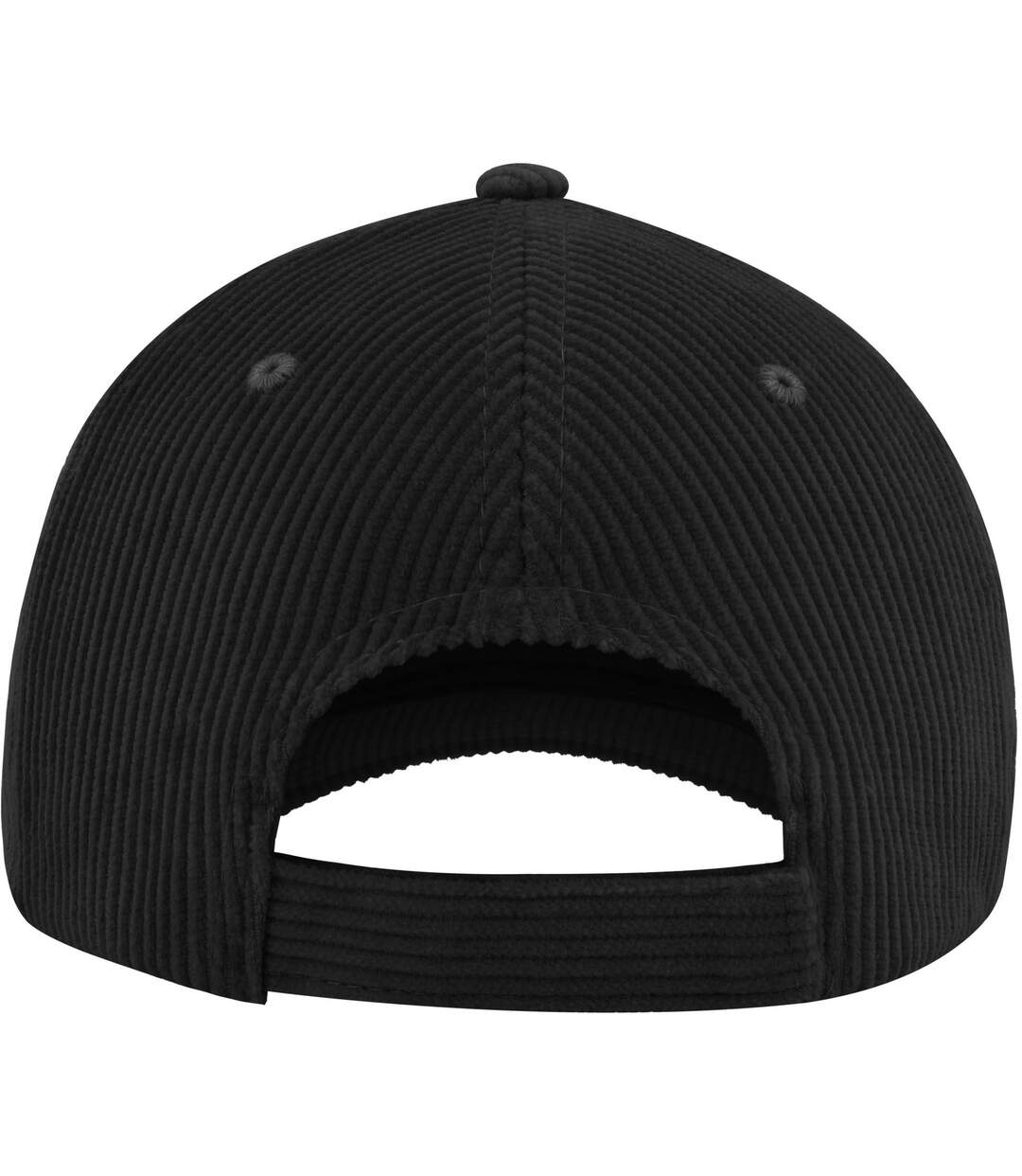 Unisex Adult Cordy S Corduroy Recycled Baseball Cap Black Atlantis-2