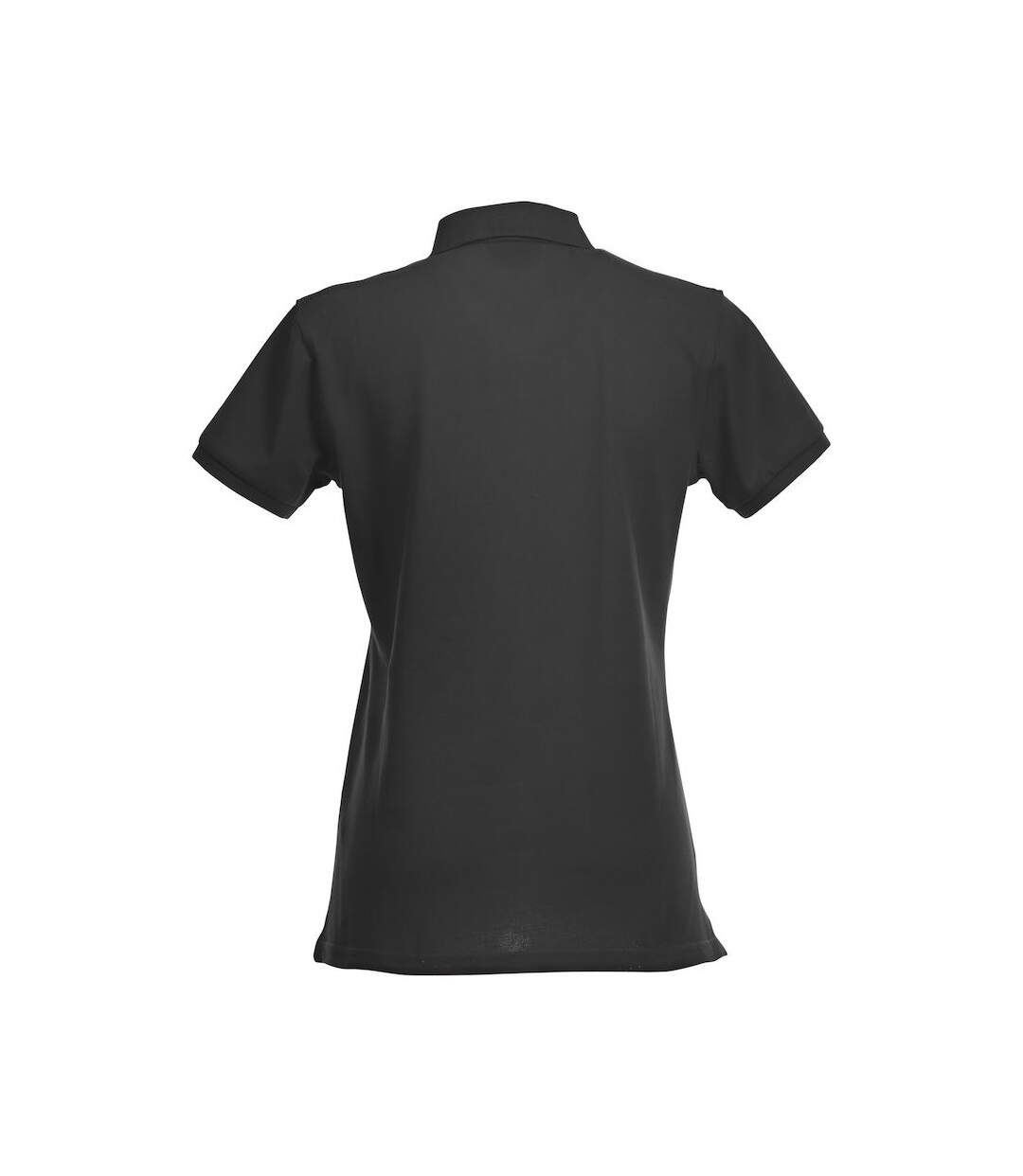 Polo premium femme noir Clique-2