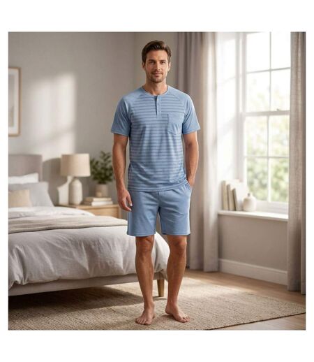 OZABI Ensemble Pyjama Pyjama Court Homme Coton