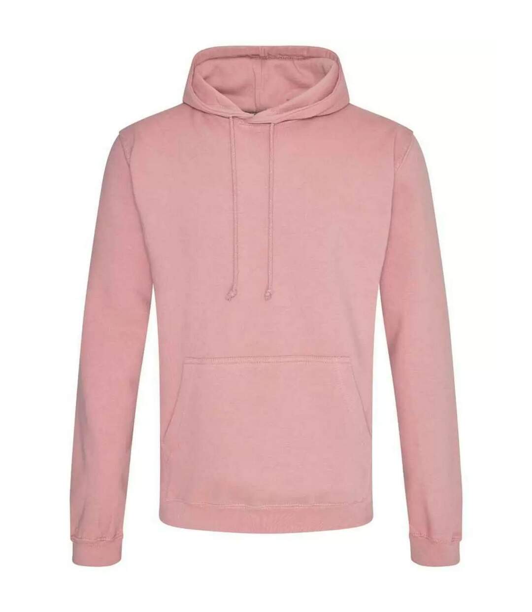 Sweat À Capuche College Adulte Vieux Rose Awdis-1