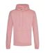 Sweat À Capuche College Adulte Vieux Rose Awdis-1