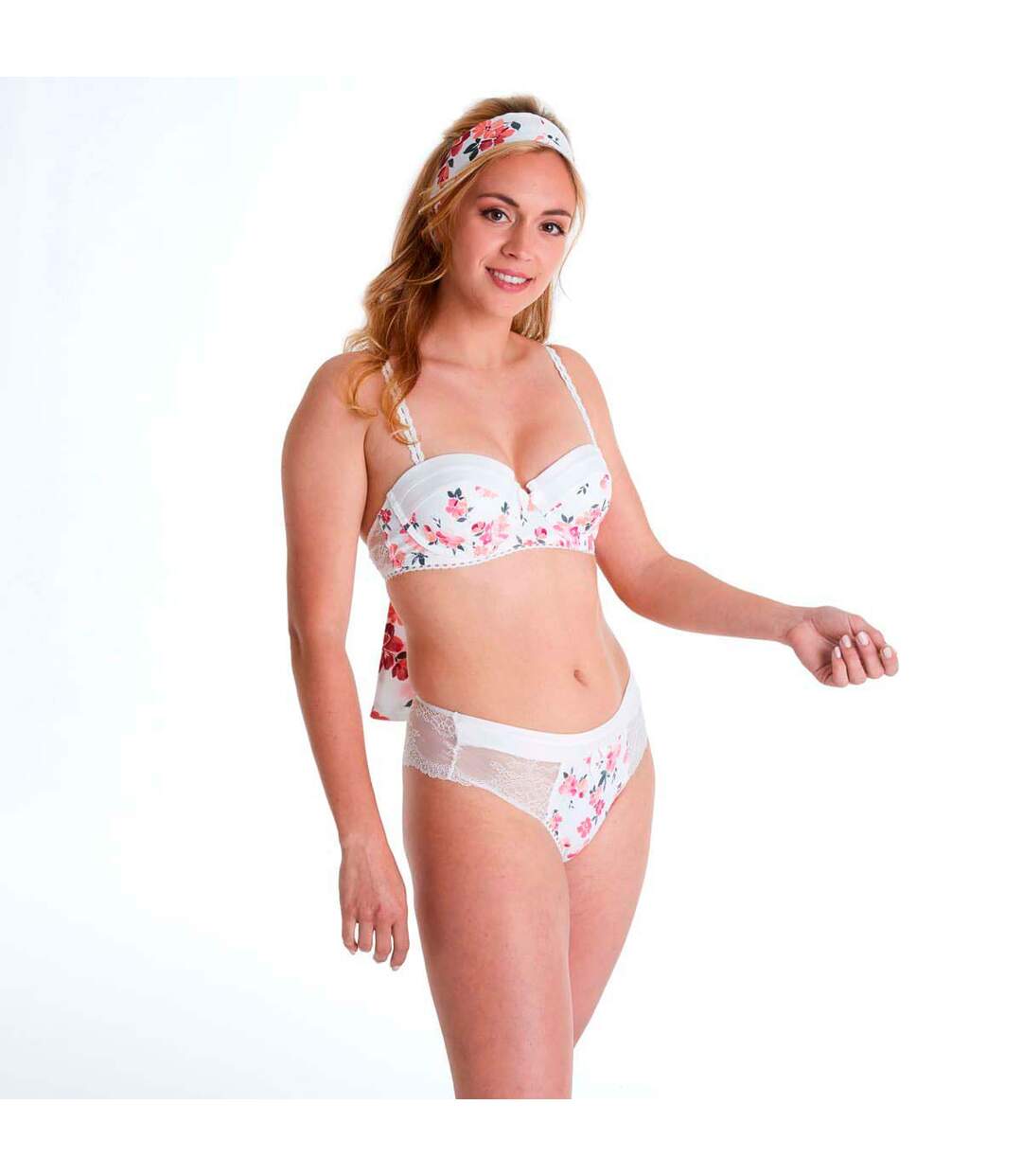 Soutien-gorge ampliforme ivoire Aquarelle