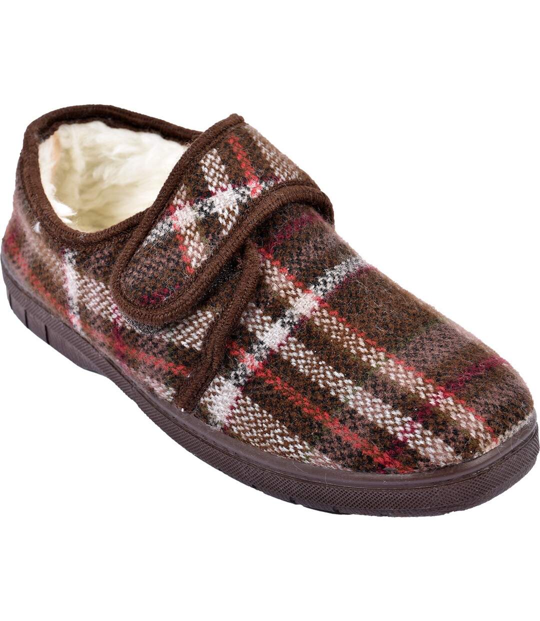 CHARENTAISE Homme Pantoufle PREMIUM 980PANO MARRON-1