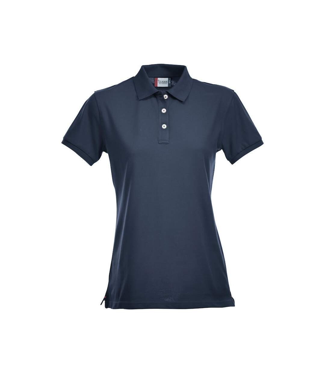 Polo premium femme bleu marine foncé Clique