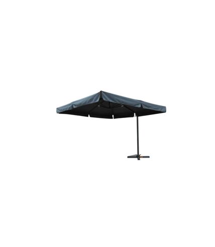 Parasol à Volets avec Housse 300cm Gris