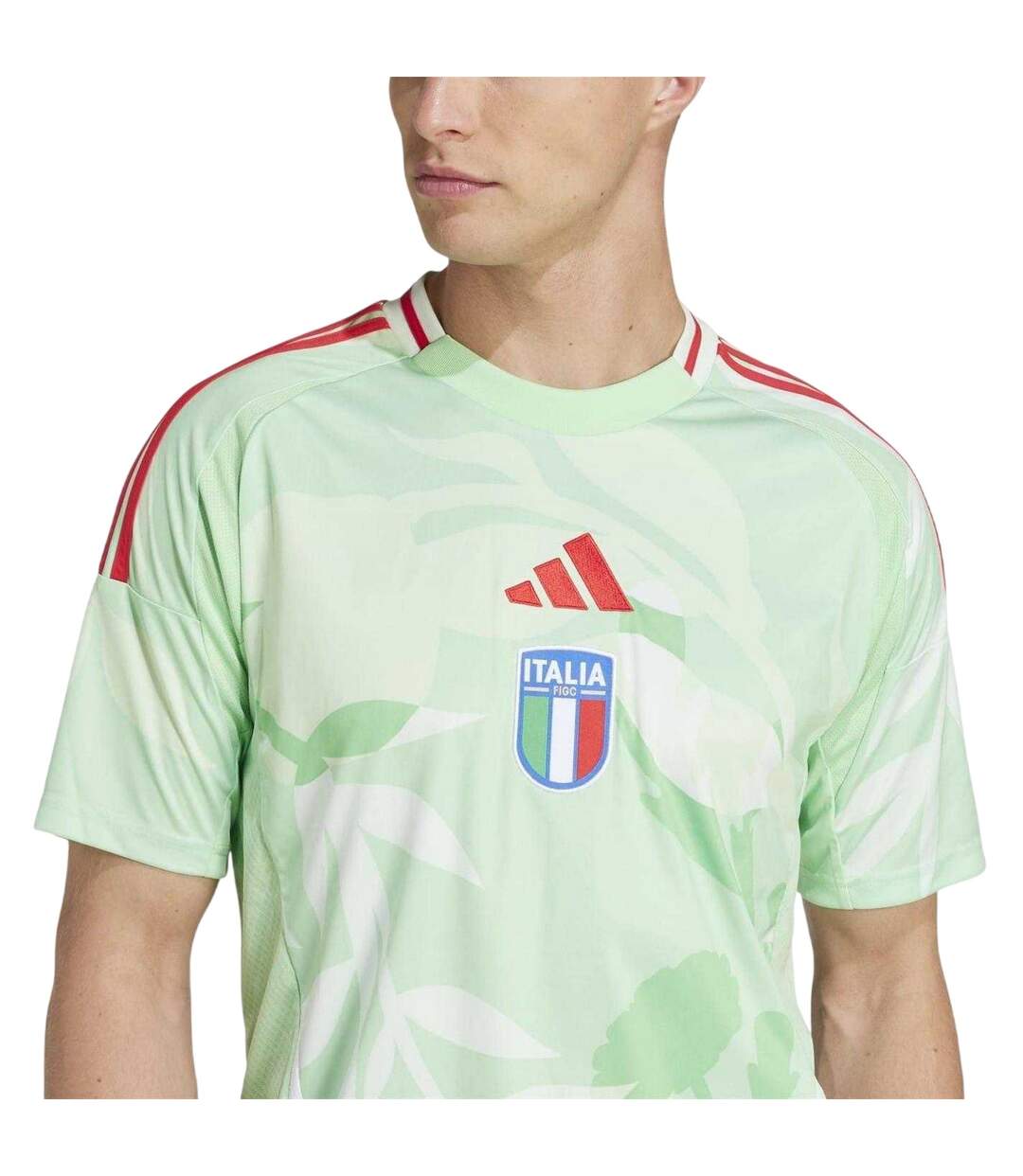 Maillot Extérieur Motif/style Italie Homme Vert Adidas-4