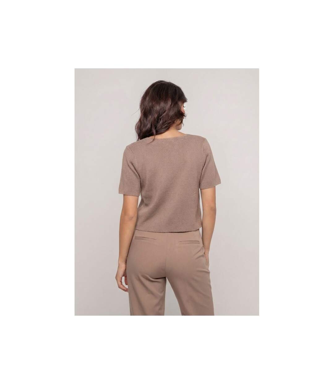 Gilet maille manches courtes KODALIE - Dona X Lisa-2