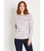 Pull chaud mouliné col rond avec laine-1