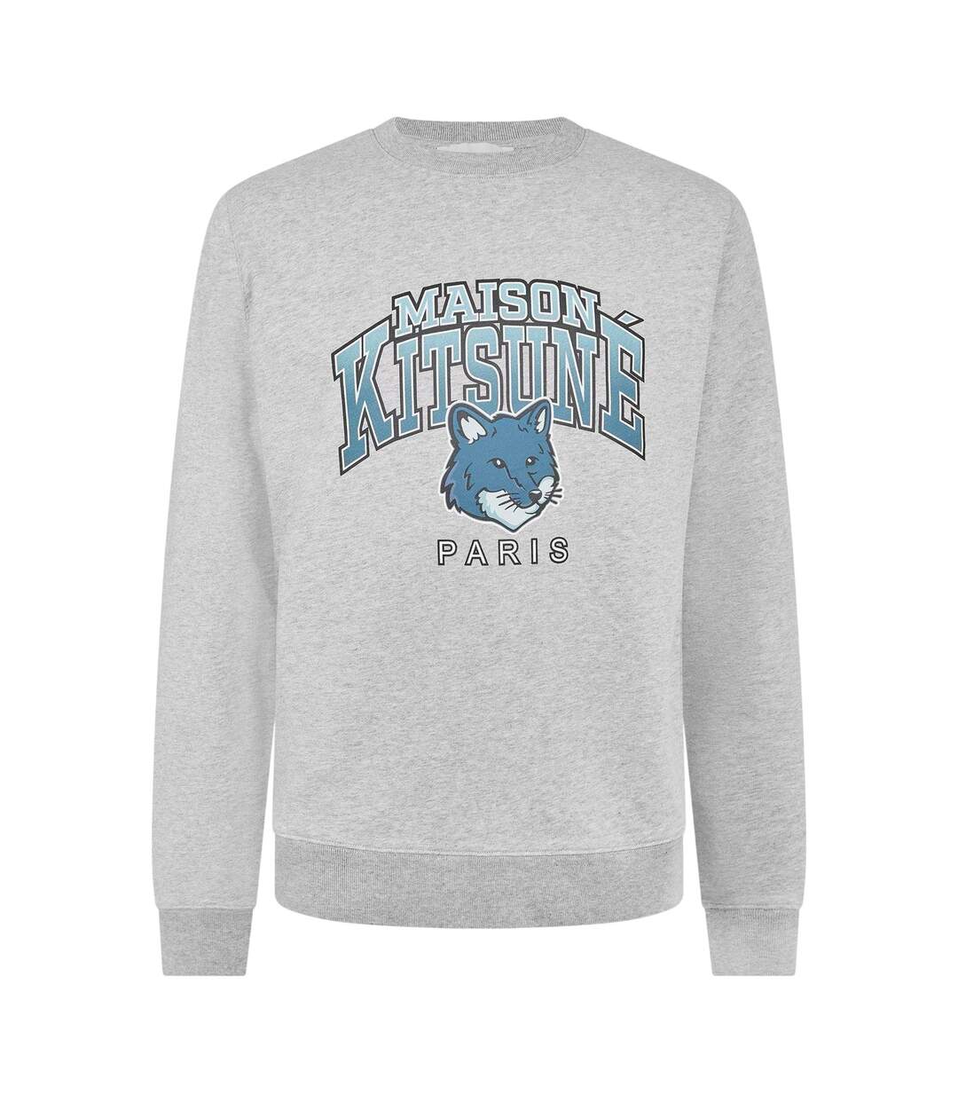 Sweat Motif/style Renard Adulte Gris Maison Kitsuné-2