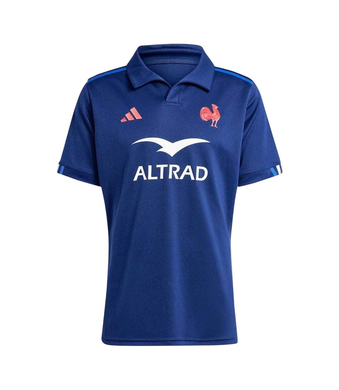 Mens France Ffr Home Jersey Dark Blue Adidas-2