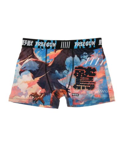 Boxer bleu/rose homme freegun aigle - l