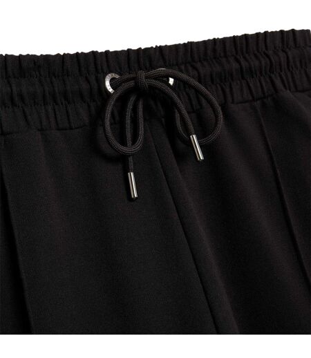 Womens/ladies Pintuck Straight Leg Joggers Black Ted Baker