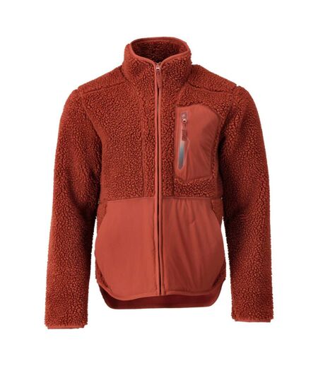 Mens Customized Zipped Jacket Autumn Red Mascot