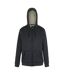 Mens Naddle Fleece Full Zip Hoodie Black Regatta-2