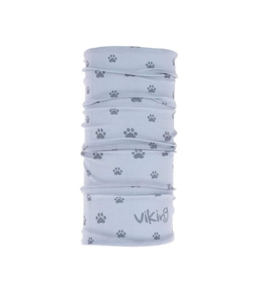 Childrens/kids Paw Print Snood One Size Grey Viking-1