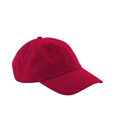 6 panel low profile cap classic red Beechfield