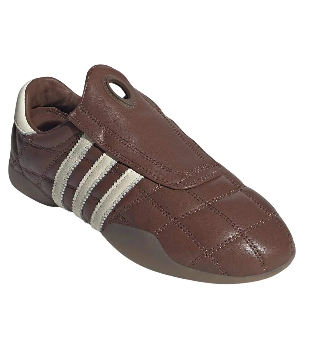 Baskets Taekwondo Femme Marron Crème Adidas-4