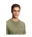 Mens Waffle Knit Structured Pyjama Top Green Boss-1