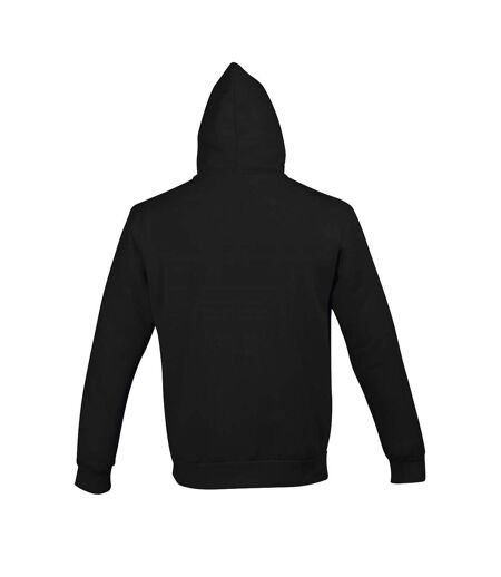 SOLS Silver - Sweatshirt à capuche et fermeture zippée - Homme (Noir) - UTPC342