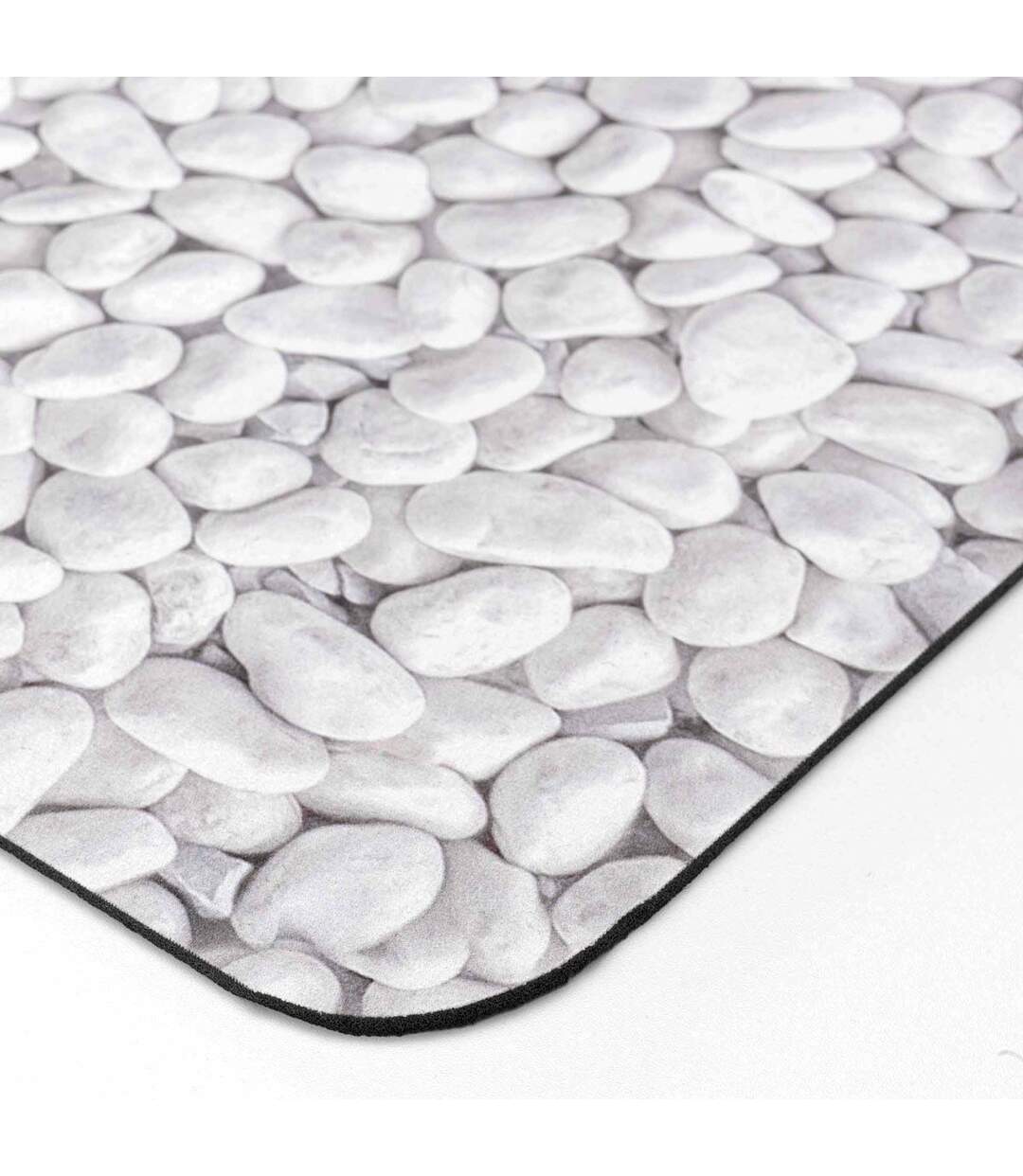 Tapis de Bain Imprimé Leandra 50x80cm Gris-2