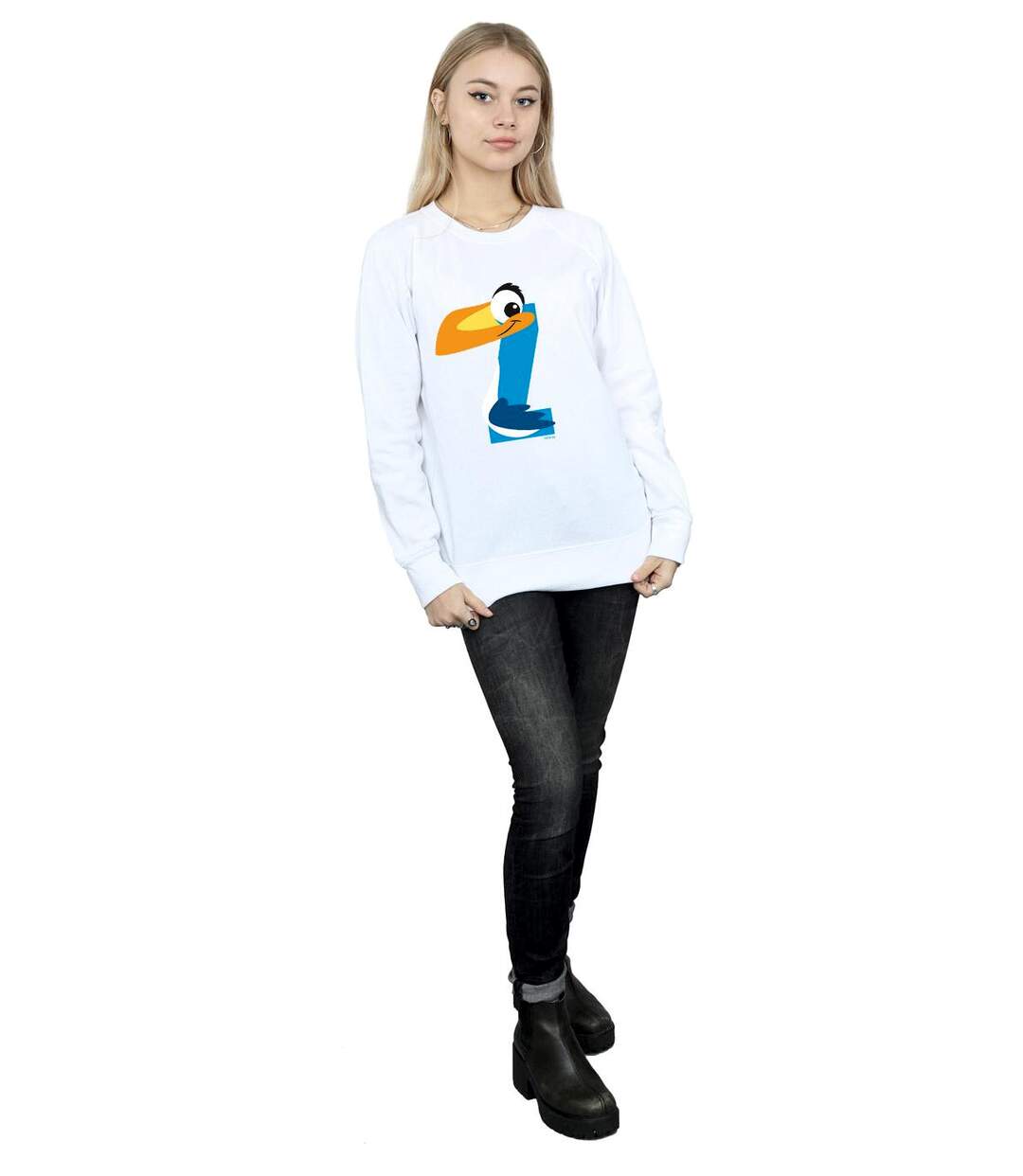 Disney Sweat-shirt Womens/Ladies Alphabet Z Is For Zazu (Blanc) - UTBI22065-4