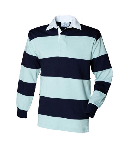 Polo Homme Œuf Bleu Bleu Marine Front Row