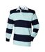 Polo Homme Œuf Bleu Bleu Marine Front Row-1