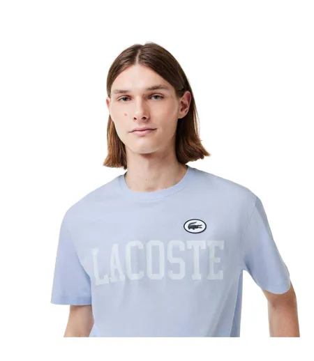 T-shirt Motif/style Logo Imprimé Homme Bleu Lacoste