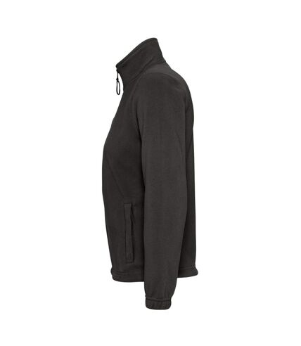 SOLS Womens/Ladies North Full Zip Fleece Jacket (Black)