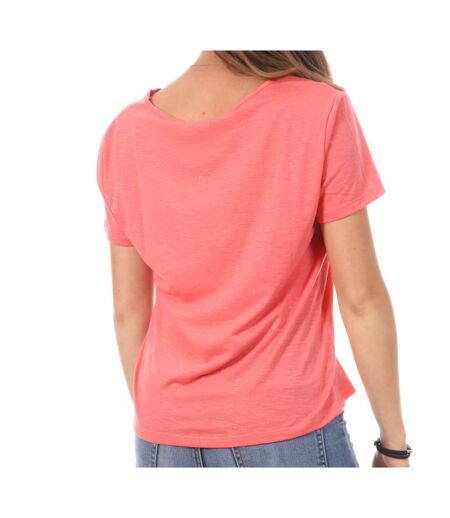 T-Shirt Rose Femme JDY Glitter