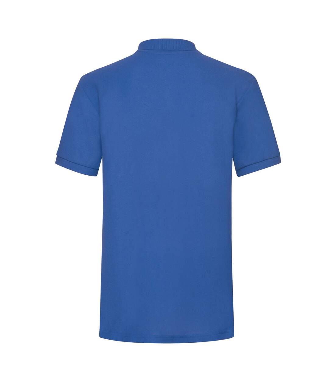 Mens 65/35 heavyweight polo shirt royal blue Fruit of the Loom