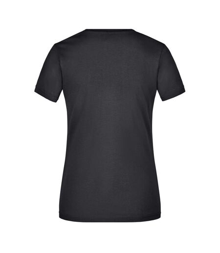 T-shirt Femme Noir James And Nicholson