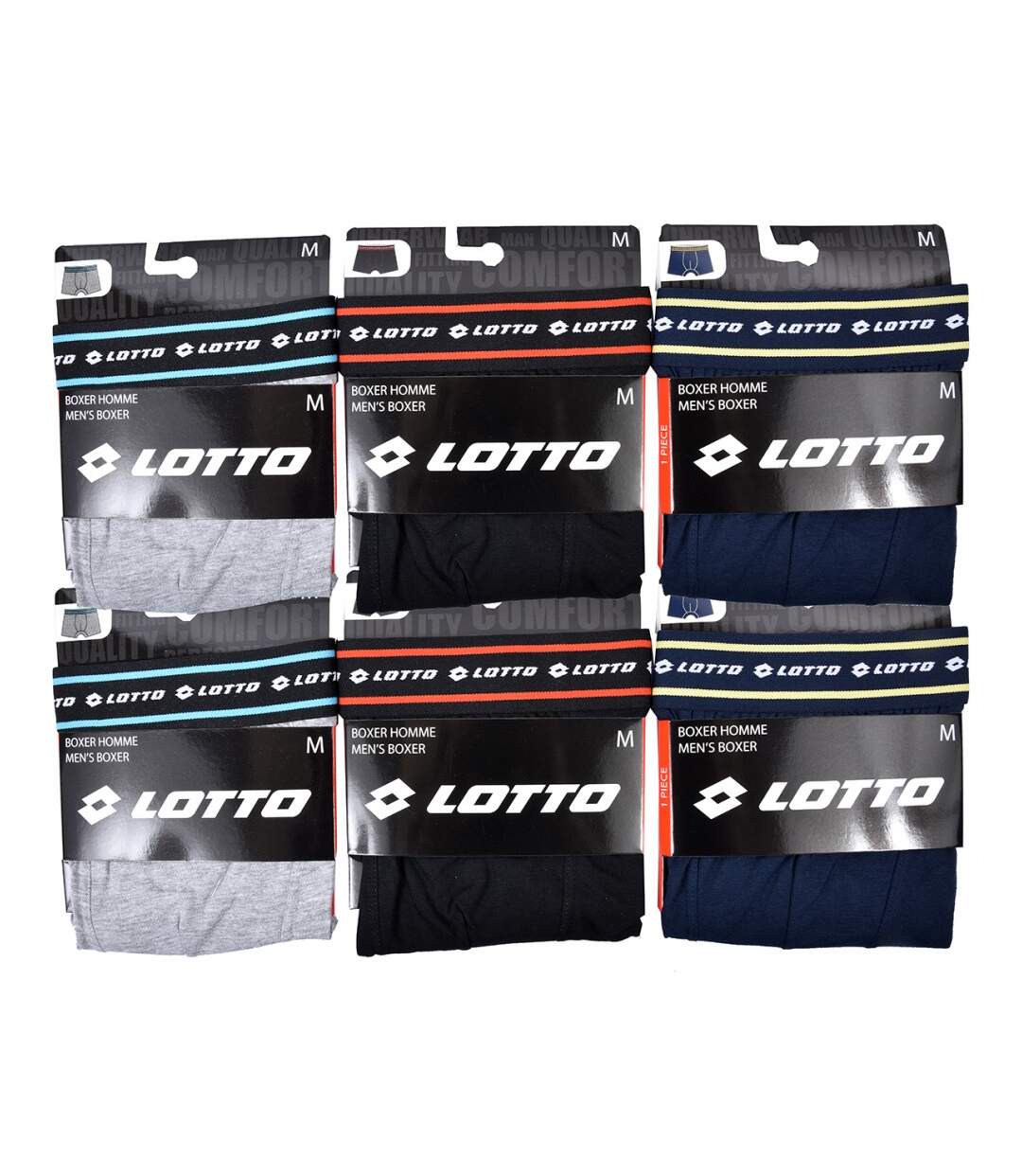 Boxer homme LOTTO - Pack de 6-3