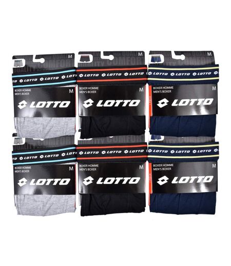Boxer homme LOTTO - Pack de 6