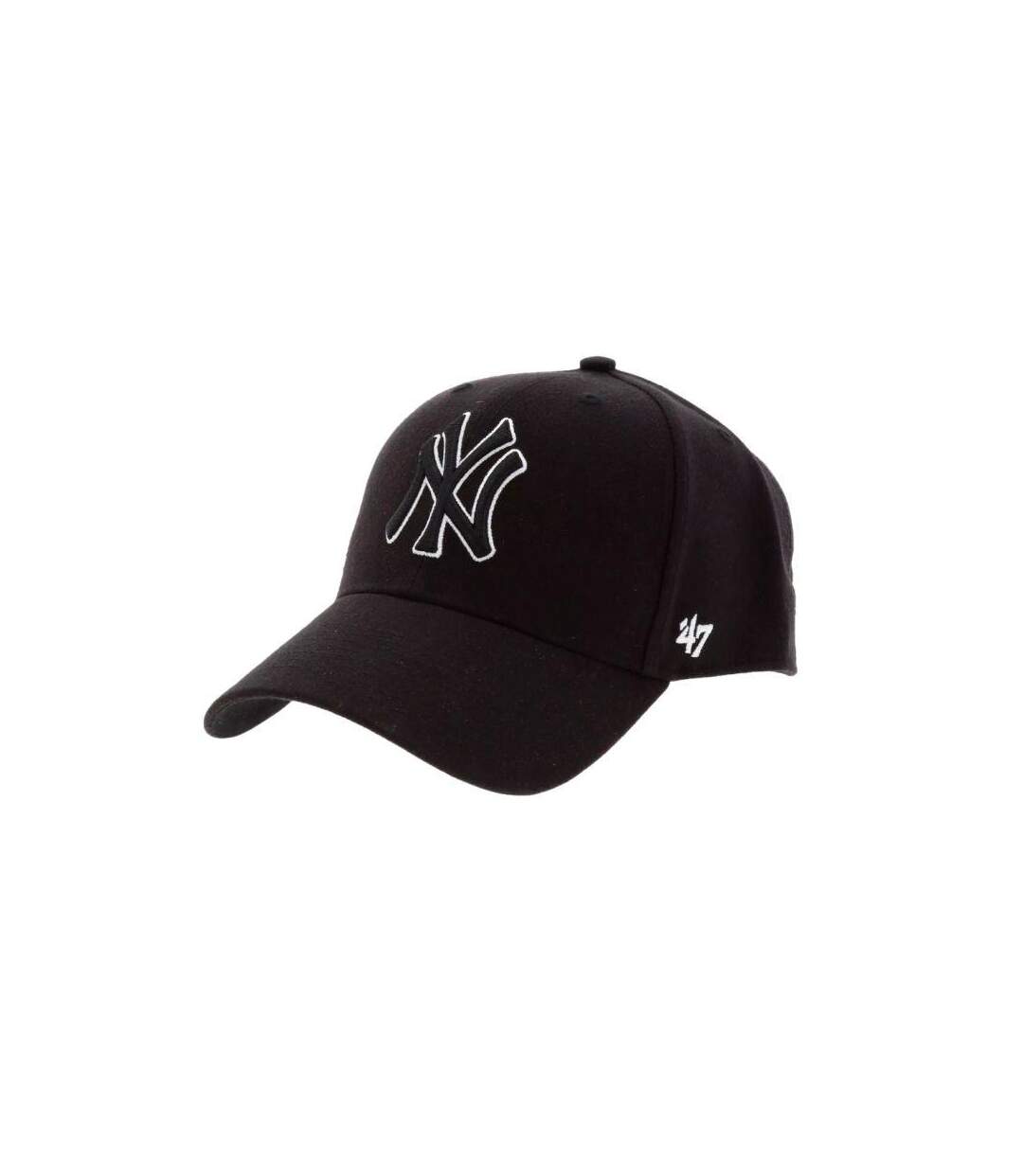 Casquette De Baseball Motif/style New York Yankees Mvp Blanc Noir 47-1