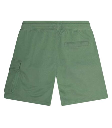 Mens New Carillo Cotton Shorts Mid Green Weekend Offender