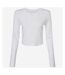 T-shirt femme blanc uni Bella + Canvas