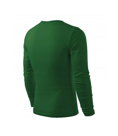 T-shirt Manches Longues Fit-t Homme Vert Malfini