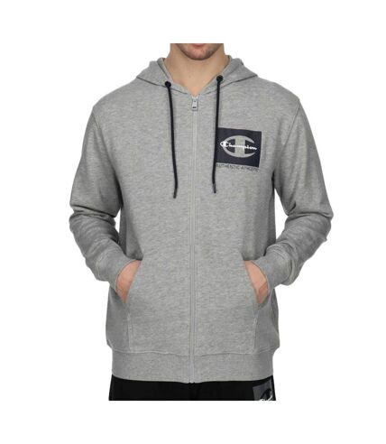 Sweat Zippée Gris Homme Champion Classic Label - L