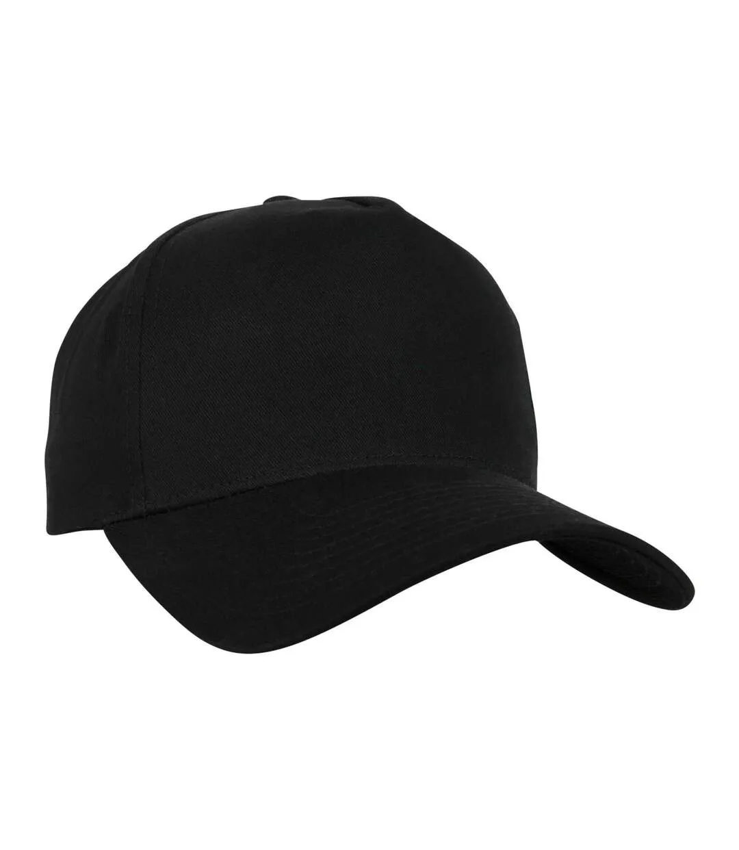 Casquette De Baseball Motif/style 5 Panneaux Classic Noir Flexfit-4