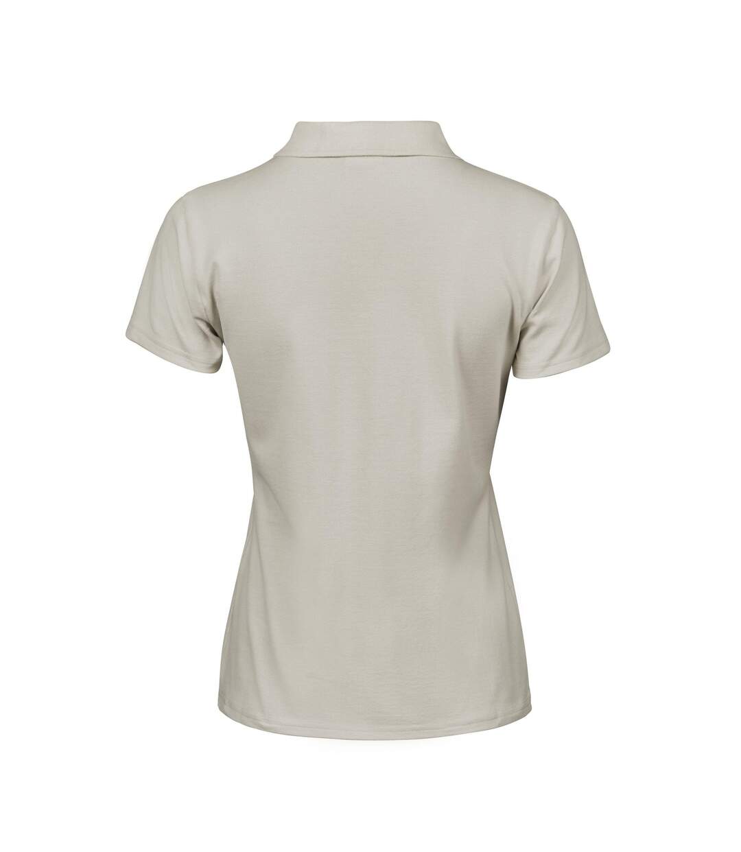 Womens/ladies Luxury Stretch Short Sleeve Polo Shirt Cement Tee Jays-2