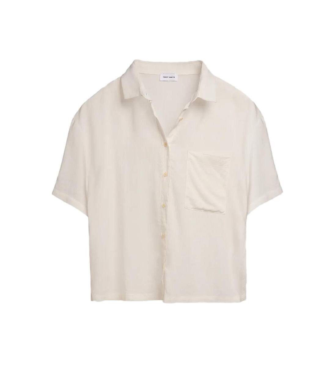 Chemise ecru femme teddy smith elia - l-2