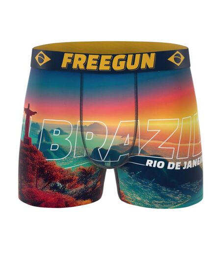 Lot de 3 boxers homme collection World Painting Freegun