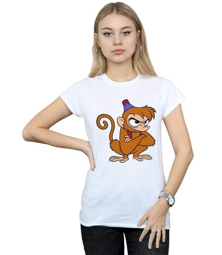 Disney - T-shirt ALADDIN ANGRY ABU - Femme (Blanc) - UTBI16275