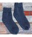 4 Pack Mens Warm Merino Wool Slipper Socks for Indoors-4
