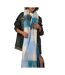 Echarpe bleu/blanche femme kaporal menny-1