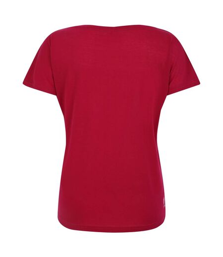 T-shirt persisting femme rose foncé Dare 2B